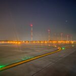 Mai multe parcări pentru avioane la Aeroportul Otopeni. Foto CNAB