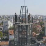 Foișorul de Foc a fost redeschis de Ziua Pompierilor, după finalizarea lucrărilor de consolidare. Foto: IGSU