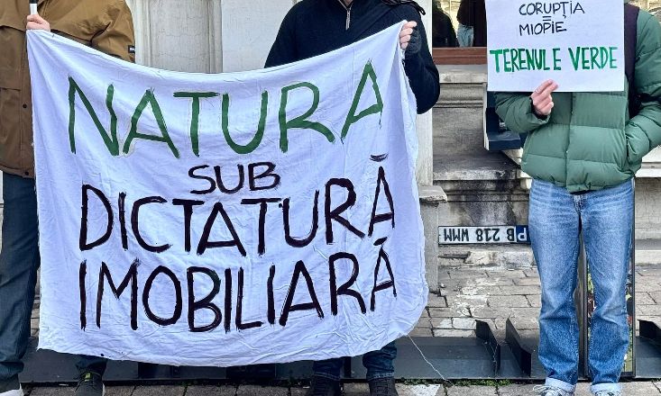 Protest pentru IOR, la Ministerul Mediului