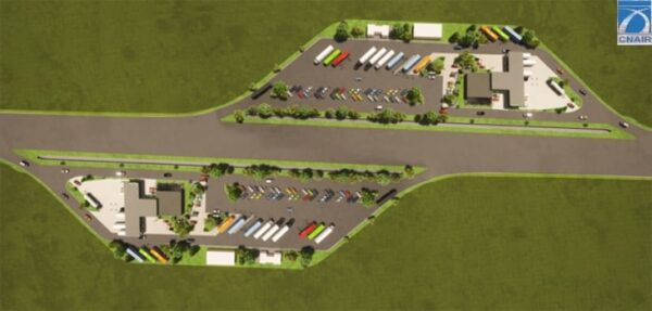 Benzinării și spații de servicii pe A3. FOTO: FB / Cristian Pistol