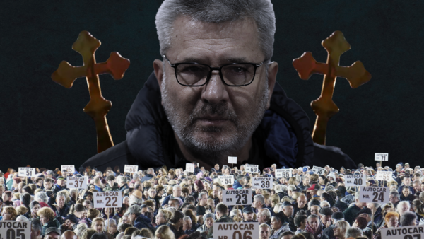 Culisele „Afacerii Sfinte” din Voluntari. Cum strânge Primăria lui Pandele 8.000 de pelerini pentru deplasarea la moaștele Sf. Parascheva Foto Colaj cover: Inquam Photos și Facebook / DECSIC Voluntari