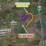 Drum de legătură între A0 şi Aeroportul Otopeni. Costul estimat al şoselei de 2.5 kilometri: 113 milioane euro