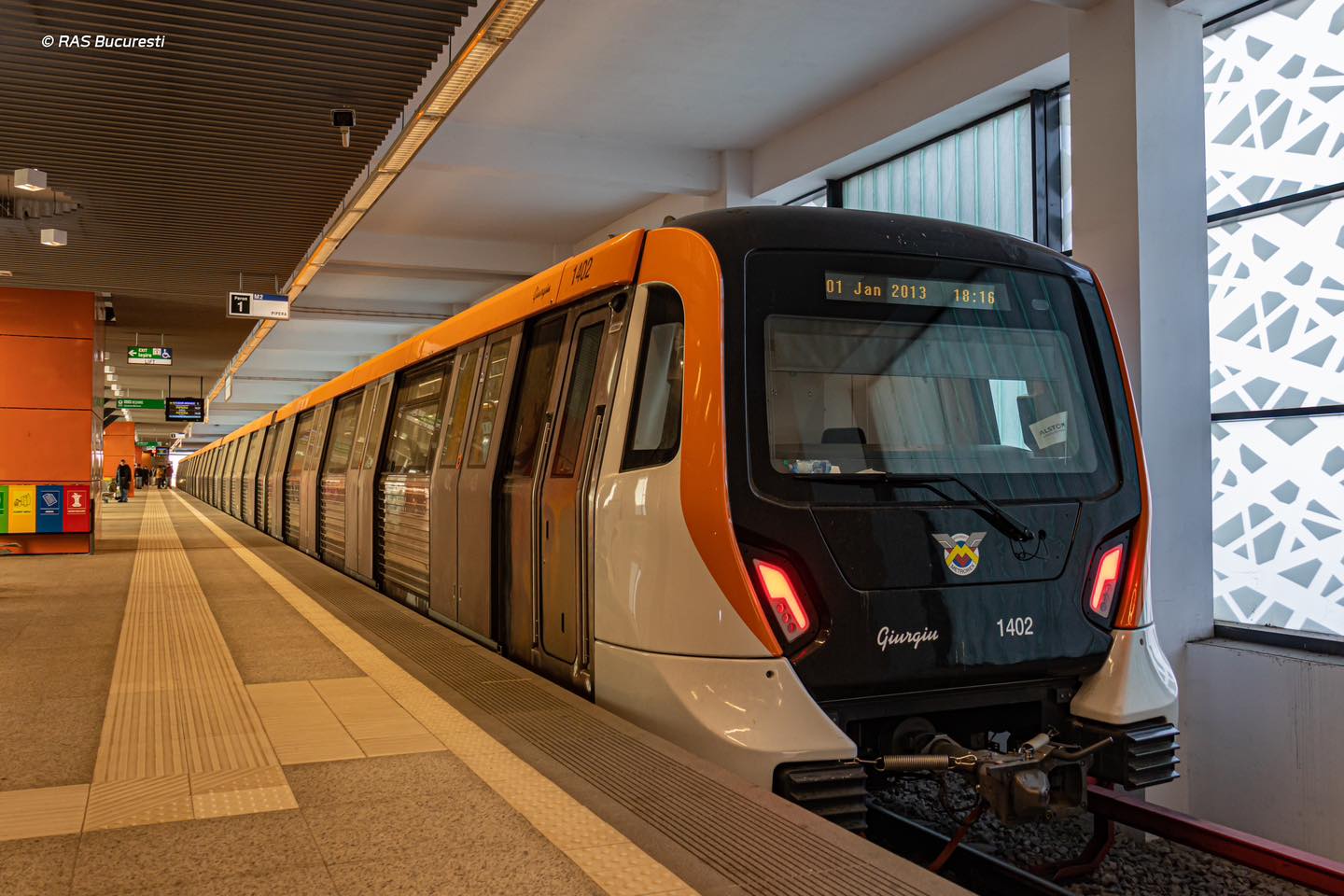 Metroul „Giurgiu”, în teste pe 1,5 km de linie.